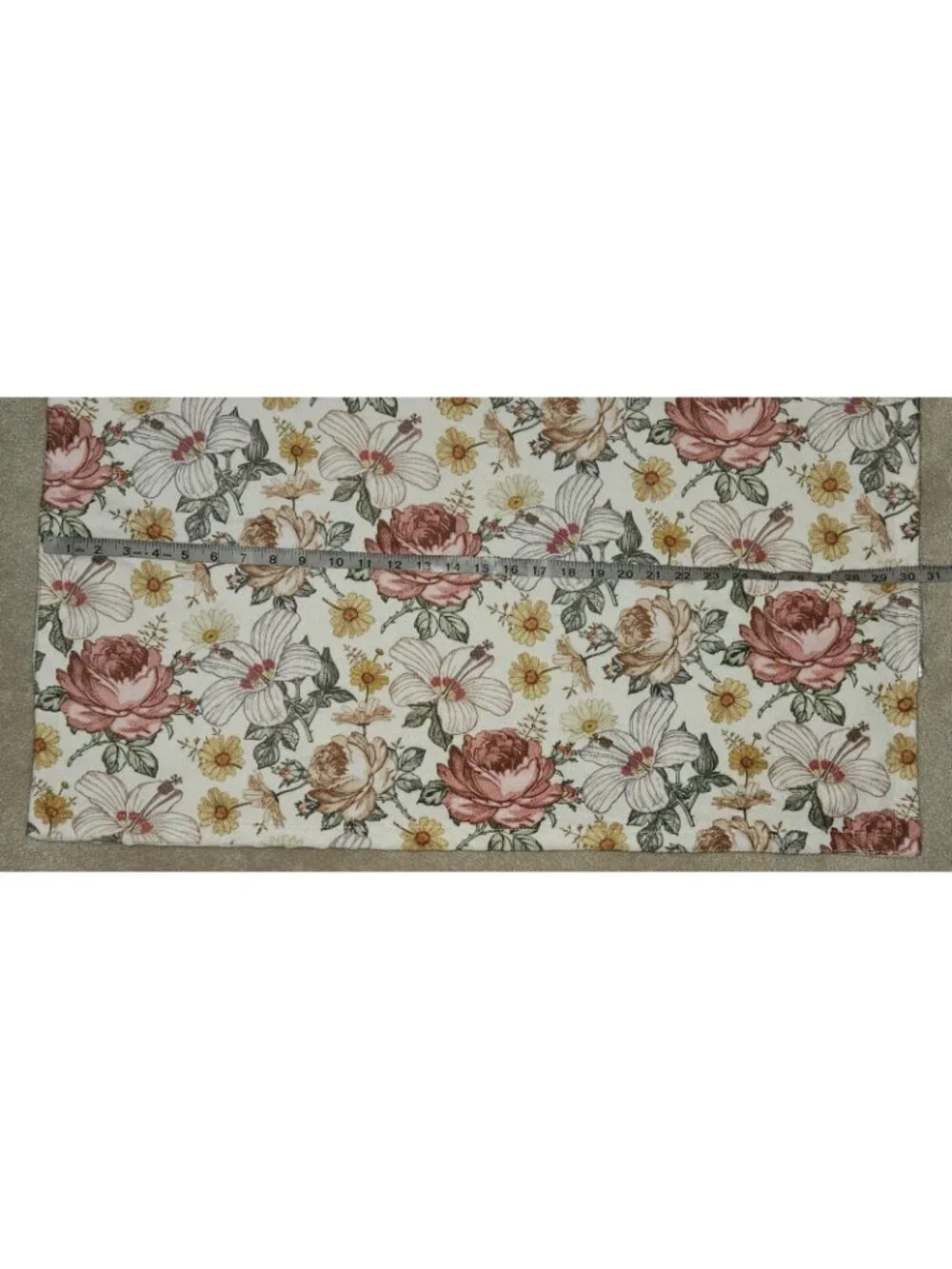 Pink Yellow Green Purple Floral Baby Blanket Fleece White Minky Dot 30x39
